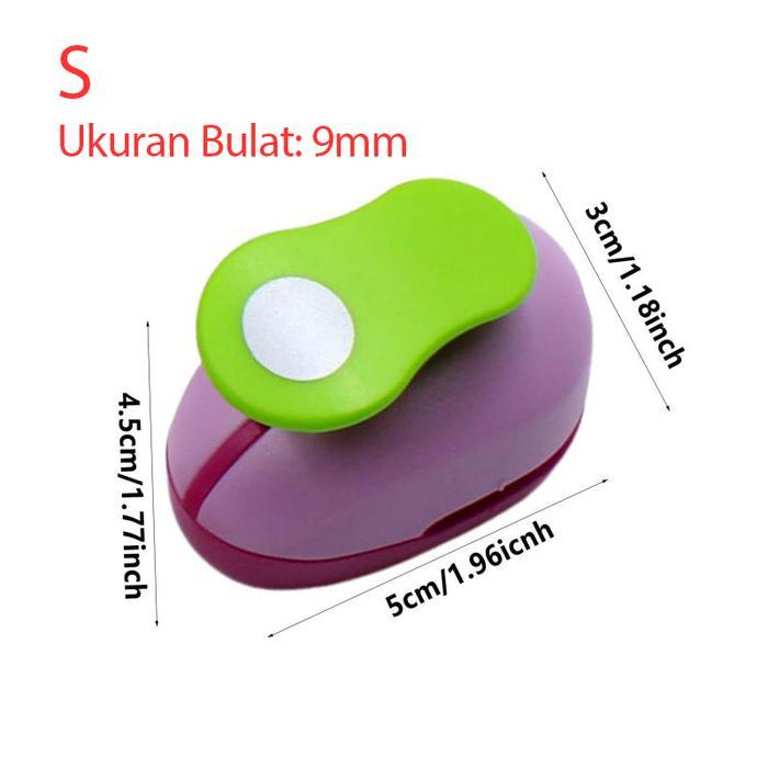 9/16/25mm Craft Hole Circle Punch Round Shape Paper Craft Puncher Kids DIY Paper Cutter
