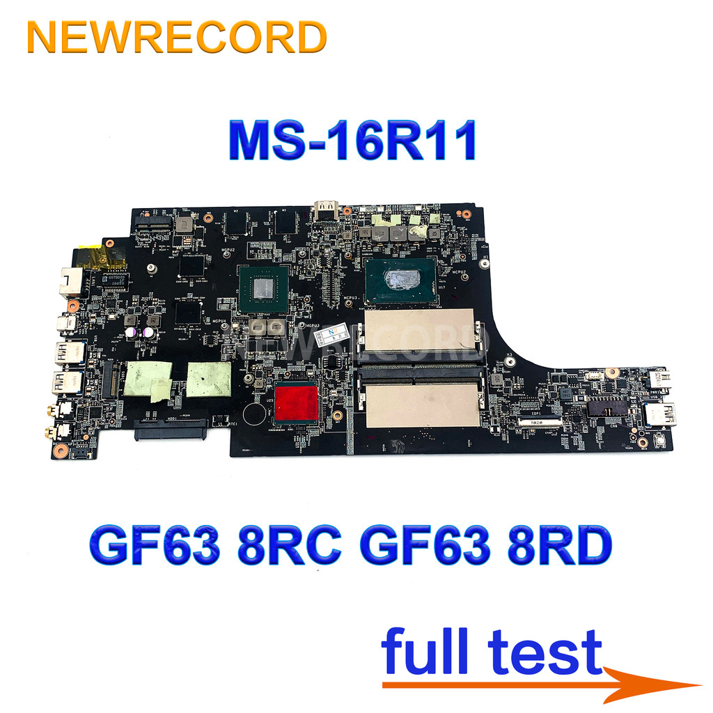 For MSI GF63 8RC GF63 8RD MSI-16R1 MS-16R11 Laptop Motherboard With i5-8300H GTX1050