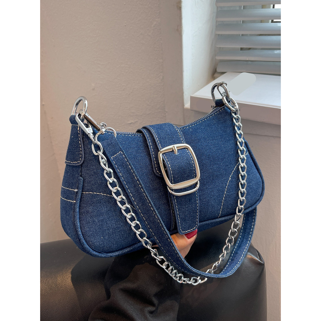 Small Design Jeans Bag Women'S New -Shoulder Bag Shoulder Canvas Bag