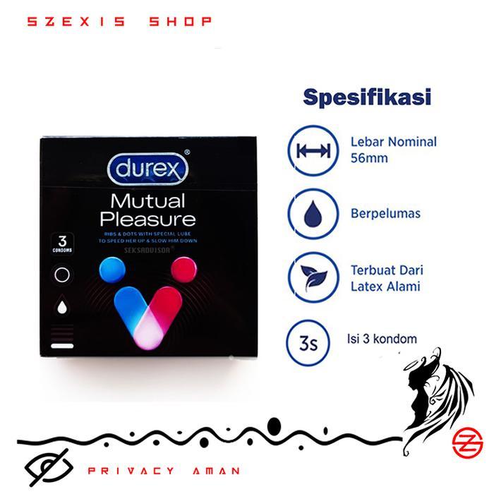 Dexie_Store Durex Kondom Mutual Pleasure (3 Pcs)