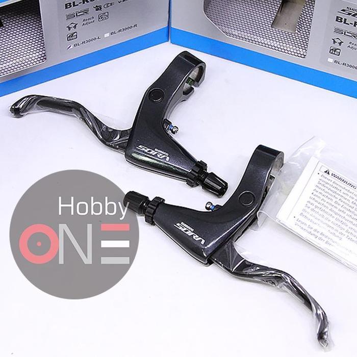 Shimano Bike - Shimano Sora Bl-R3000 Brake Lever Handle Rem Mekanik Flat Bar
