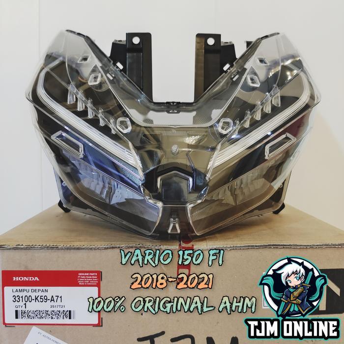 REFLEKTOR LAMPU DEPAN VARIO 150 FI NEW 2018-2021 K59 A71 ORIGINAL AHM