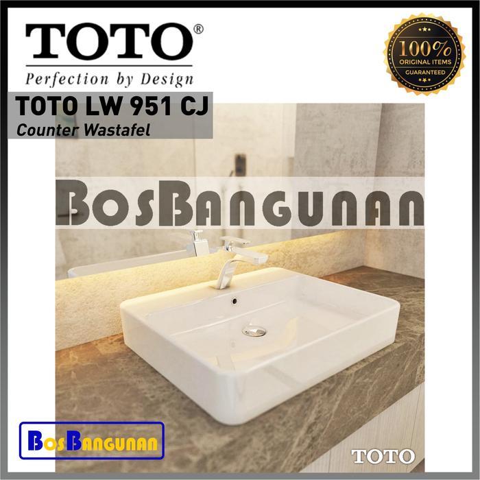 Wastafel TOTO LW 950 CJ / Wastafel TOTO LW950CJ / Wastafel Counter / Wastafel Meja / TOTO LW950CJ