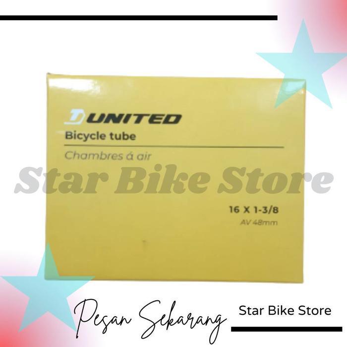 PROMO Ban Dalam Sepeda lipat minion 16 x 1 3/8 pentil panjang 48mm 16x1 3/8 Terlaris