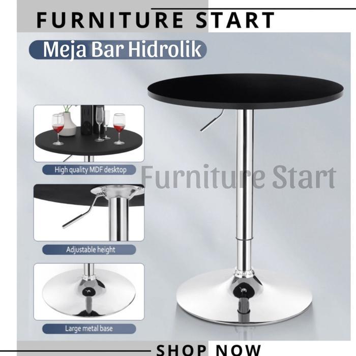 meja bar hidrolik meja bar meja cafe meja barstool minibar