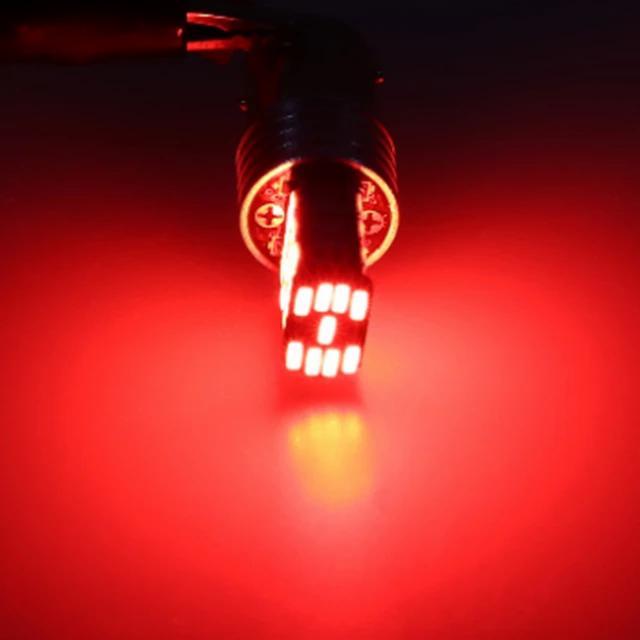 "New" Lampu senja Rem led Strobo mobil motor 1157 bayonet kaki 2