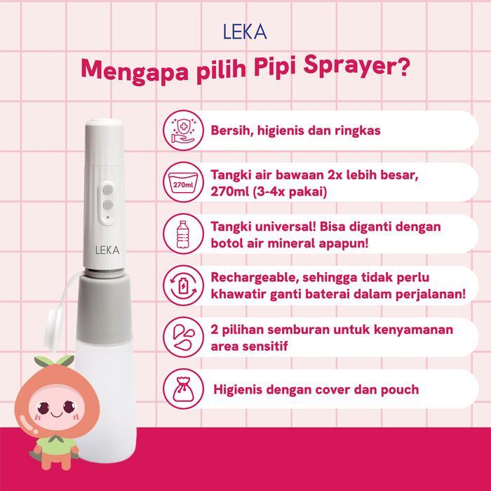 Leka - Sp335 Pipi Sprayer - Bidet Portable Toilet Rechargeable