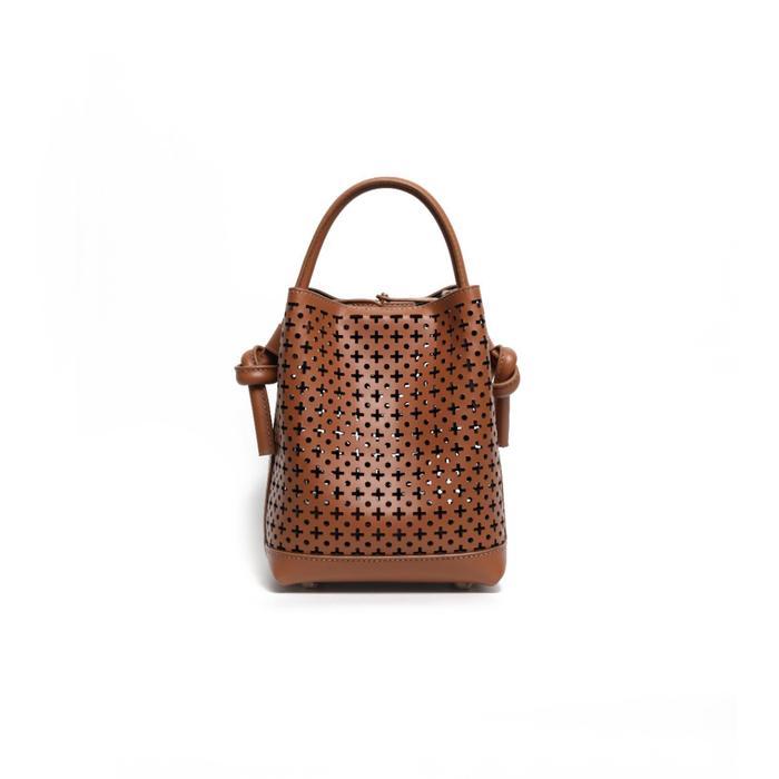 ELLA & GLO ELLEN BAG NAPPA LEATHER BAG - TAS KULIT WANITA LASER CUT GRAFIK PATTERN