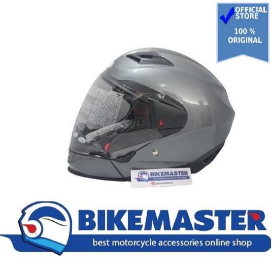 ORIGINAL Helm Zeus ZS-611C Titanium Modular Ready stok