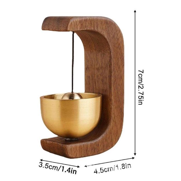 Bel Pintu Kayu//lonceng Pintu Kuningan/Bel Pintu Beech/Lonceng Hadiah Lonceng Angin Dekorasi Rumah