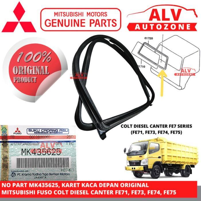 New Lis Karet Kaca Depan Original Mitsubishi Colt Diesel Canter Mk435625 Kode Kj205