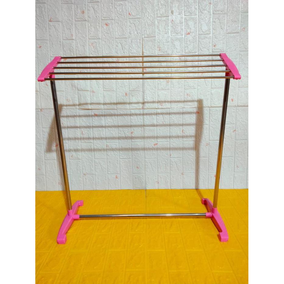 Lion Star Home - Menara Anti Karat / Handuk Plastik Portable / Tempat Jemur Handuk Kamar Mandi/Rak /