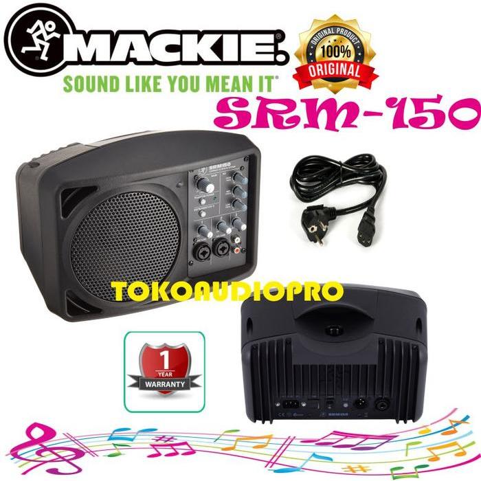 Mackie Srm150 150W 5.25 Inch Compact Powered Pa System Srm-150 Co