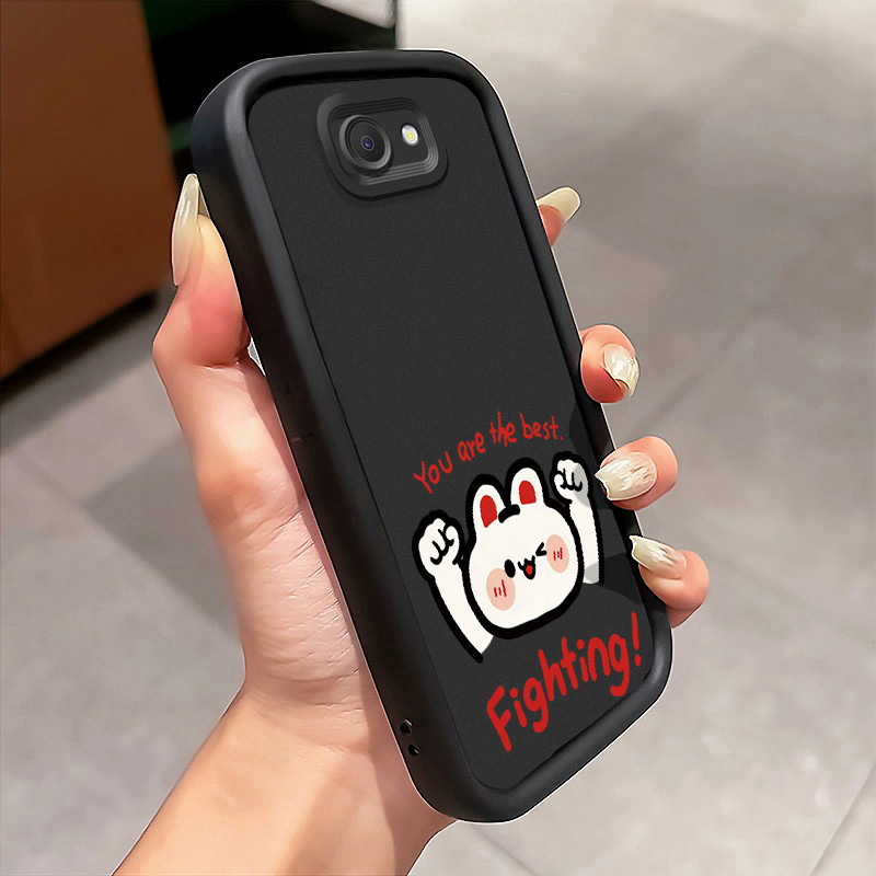 Casing Hp Untuk Samsung Galaxy J7 Prime J7 Pro J7 2018 Case Merayakan kelinci Kasing Silicone camera