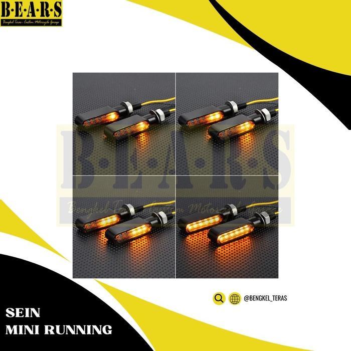 Lampu Sein Motor Led Running Mini Orla Kawasaki W175 Yamaha Universal