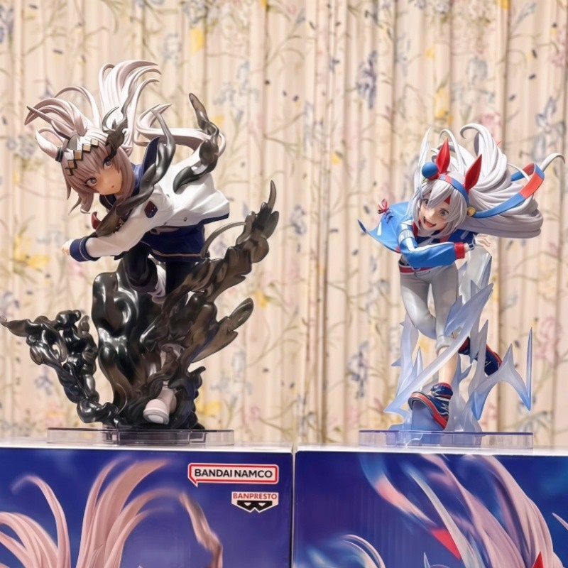 In Stock Bandai Banpresto Evoe Pretty Derby Tamamo Oguri Cap Anime Collectible El Desktop Decoration