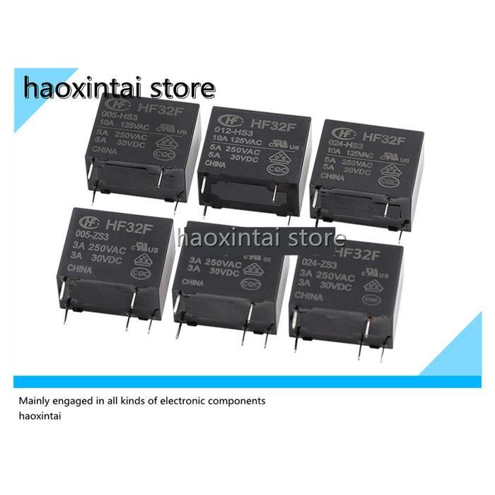 12Pcs Relay Jzc-32F-012-Hs3 005 024 5A 33F Zs3 32F-G(5A Group Of Normally Open)