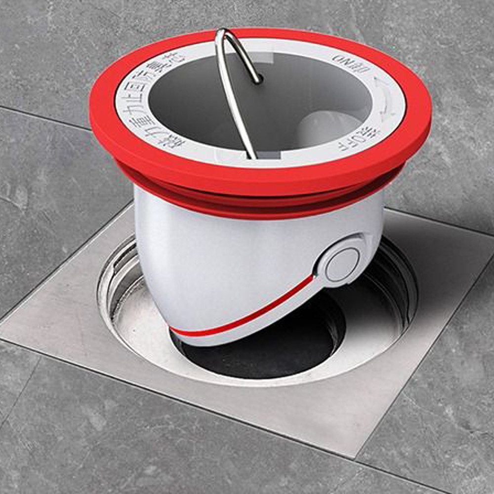 One Way Valve Drain Cover Anti Odor Floor Drain Sewer Strainer Plug Shower Drainer Seal Stopper