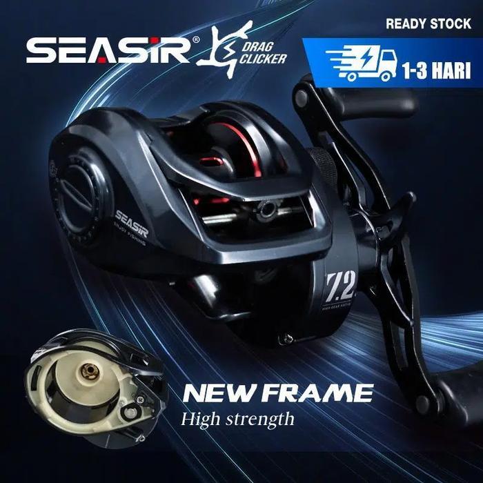 Mercury Reel Bc X Seahunter Turbo Pro Brutus Pro Reel Pancing Baitcasting Fishing Reel, Drag