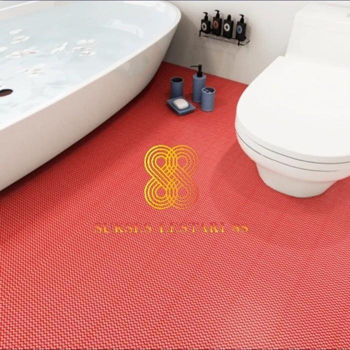 KESET KARPET PVC ANTI SLIP KAMAR MANDI KARPET MASJID WUDHU METERAN