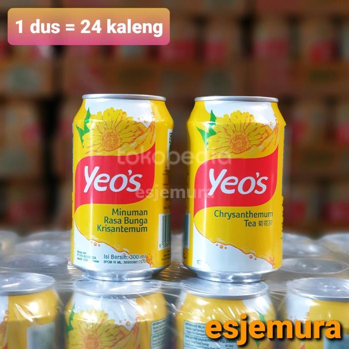 Yeos Chrysanthemum / Teh Kembang Bunga Matahari Perdus Isi 24 Kaleng Tbk
