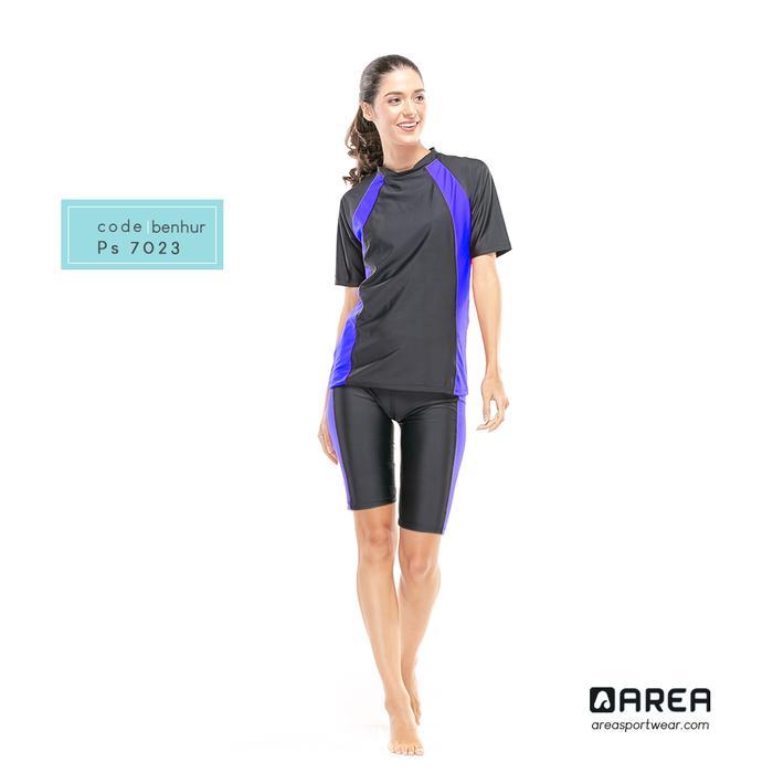 Baju Renang Wanita Dewasa Setelan Celana Polos