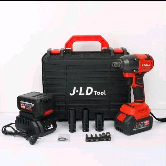 JLD IMPACT WRENCH PRO JV88PRO TORSI 400NM BOR IMPACT DRIVER BISA BOLAK BALIK