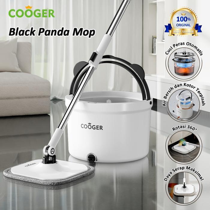 Cooger Proclean - Alat Pel Lantai Panda Single Spin Mop Panda Pel Spin Mop Panda