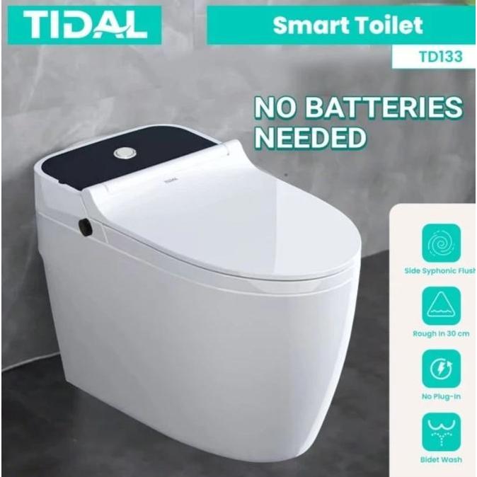 Promo Tidal Smart Toilet Kloset Duduk Automatic Td133 Td 133 / Monoblok One Piece Tidal / Closet Dud
