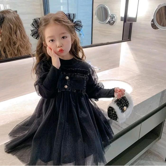 05-DRES TUTU ANAK PEREMPUAN / DRES PESTA /DRES KOREA /DRES IMPORT PREMIUM MEWAH 1thn-4THN Gaun
