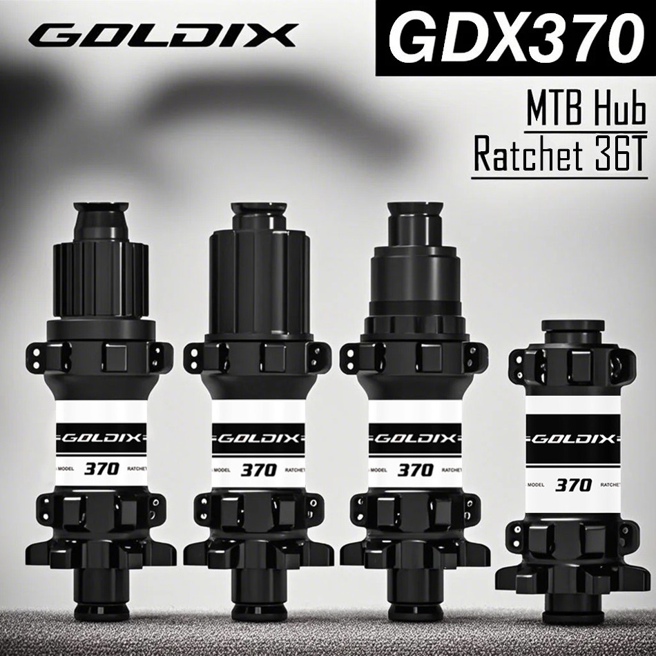 BEST GOLDIX M370 Bicycle Hub 28H Sealed Bearing 6-bolt Disc Brake Straight Pull 28 Holes Ratchet 36T