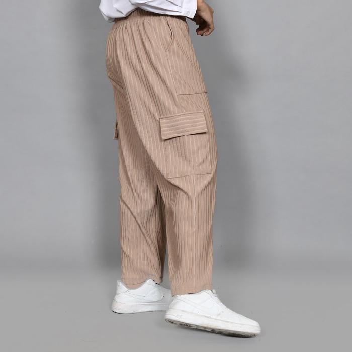 Ziela Celana Kargo Wanita Bahan Knit Ukuran Jumbo Dan Standar Terlaris