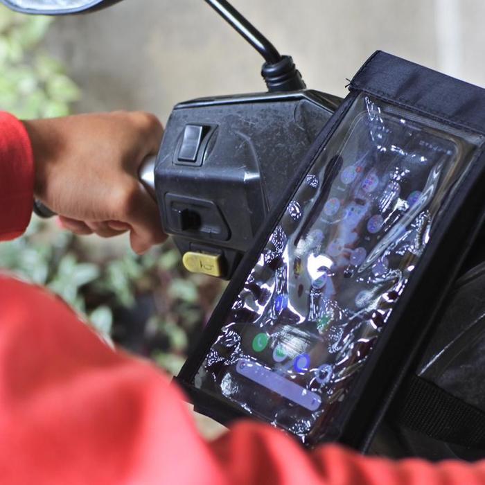 "New" TAS HOLDER HP OJOL GOJEK GRAB / HOLDER WATERPROOF / HOLDER OJOL MURAH