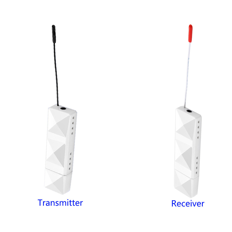 90M UHF Band Wireless Audio Transceiver HiFi Wireless Audio Transmitter and Receiver USB Power