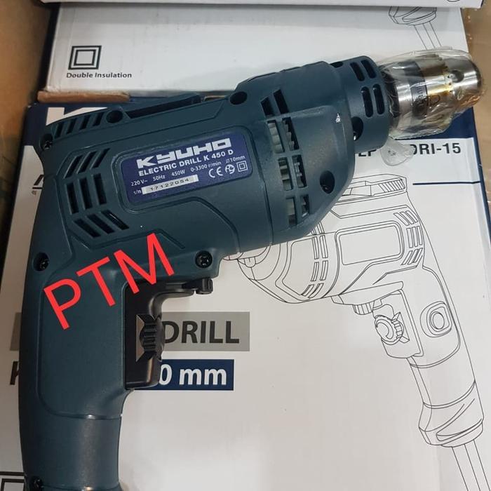 Mesin Bor Tangan 10Mm Kyuho K450 D / Bor Tangan Kyuho K 450 D 10 Mm