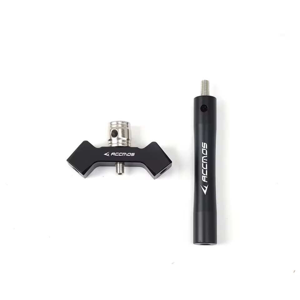 ACCMOS 4inch 5inch Archery Stabilizer V-bar Extender CNC Aluminum Recurve Bow Balance Bar Short Rod