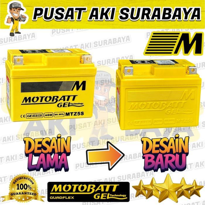 MOTOBATT MTZ5S ACCU GEL VARIO OLD 110 BEAT AKI MOTOR BEAT KARBU SUPRA 125 VARIO 110 VIXION NVL
