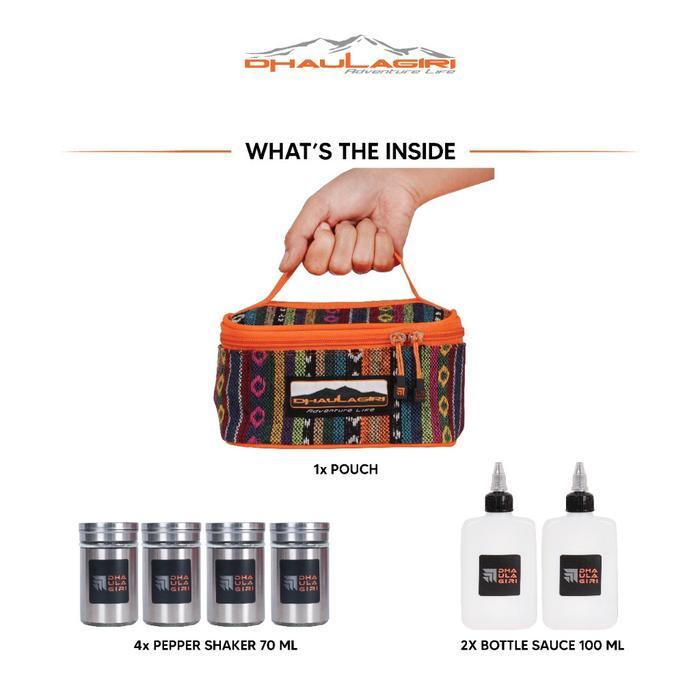 Dhaulagiri Kotak Bumbu set camping Seasoning Box Set Traveling box bumbu Masak