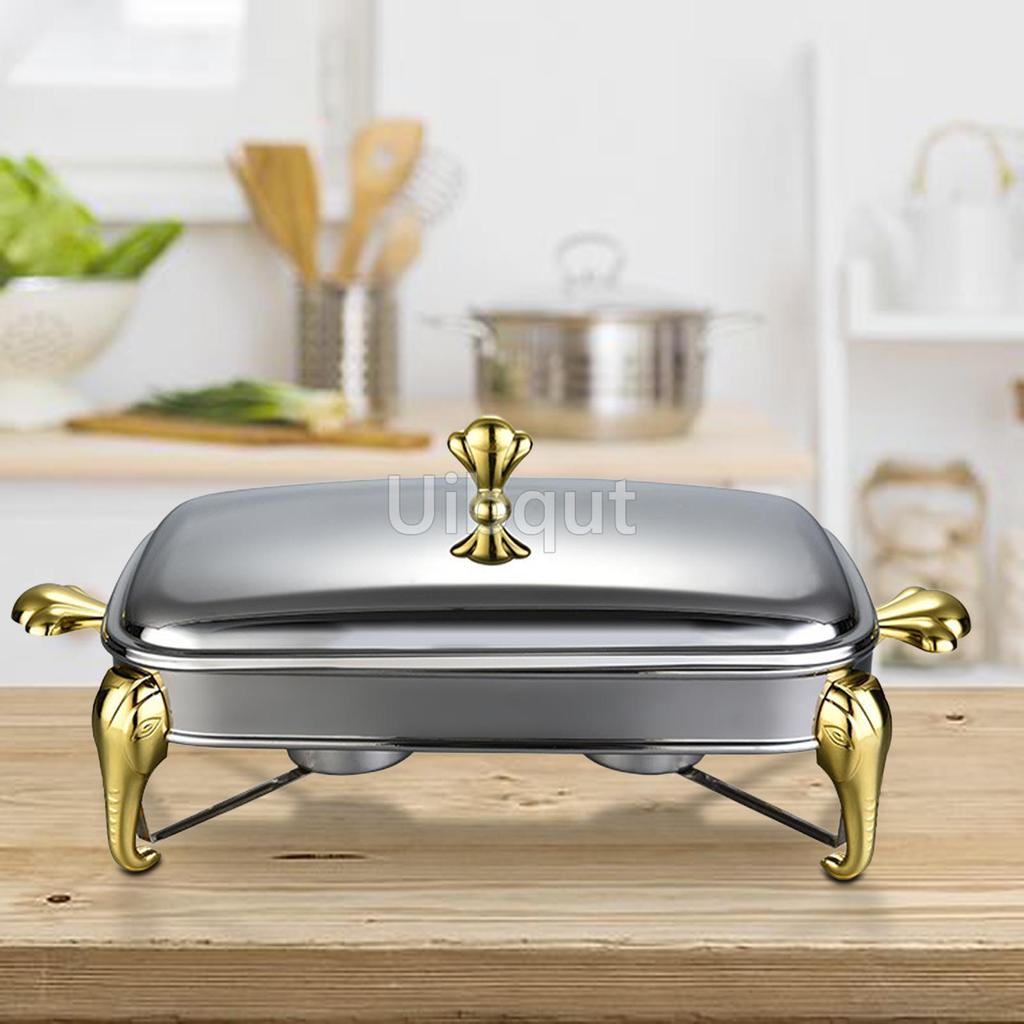 Chafing Dish Buffet Set Serving Dish 2.4L 2.9LStainless Steel Buffet Warmer Hot Pot Detachable with