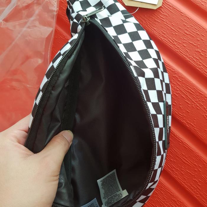 Vans Ward Catur Checkerboard Waist Bag Tas Pinggang Selempang Cross Co