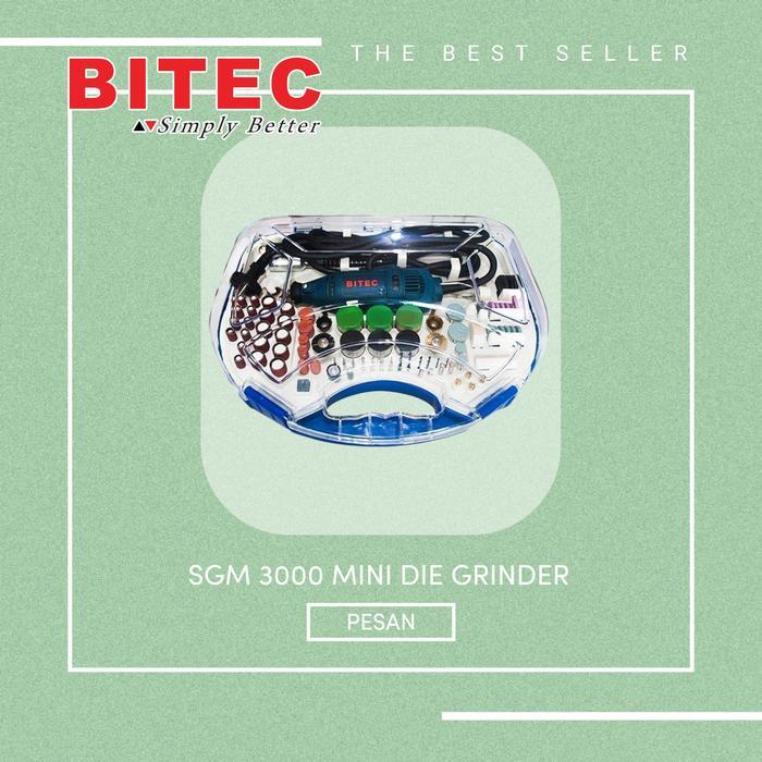 Mini Die Grinder Set Bitec Sgm3000 Bor Cuner Sgm 3000 Model Dremel