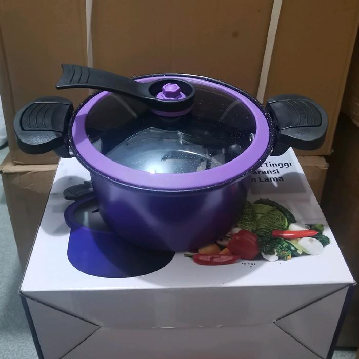 PANCI PRESTO TEFLON TOTIPOTENT MICRO PRESSURE COOKER POT 22CM 3.5 L