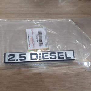 STICKER STIKER EMBLEM 2.5 DIESEL MITSUBISHI KUDA GLS GRANDIA DIAMOND 2.5 TAHUN 1998-2005 ASLI
