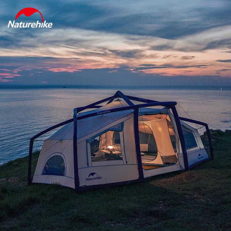 Naturehike Air 12.0 Inflatable Tent Outdoor Camping Tent Beach Touris 3 Seasons Ventilation