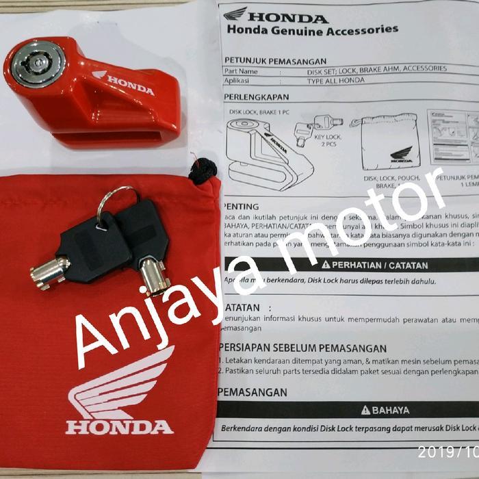 Gembok Motor Original Honda Gembok Cakram
