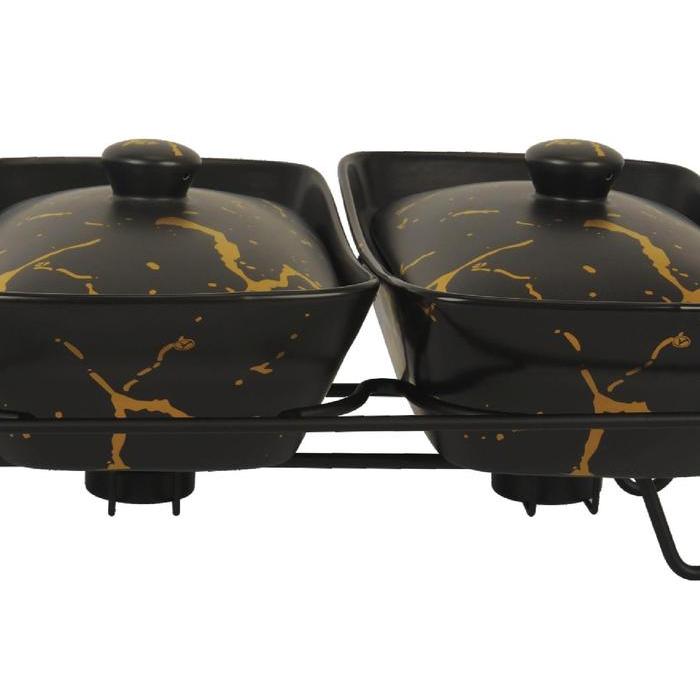 Casserole With Rack Marble Vicenza BM751