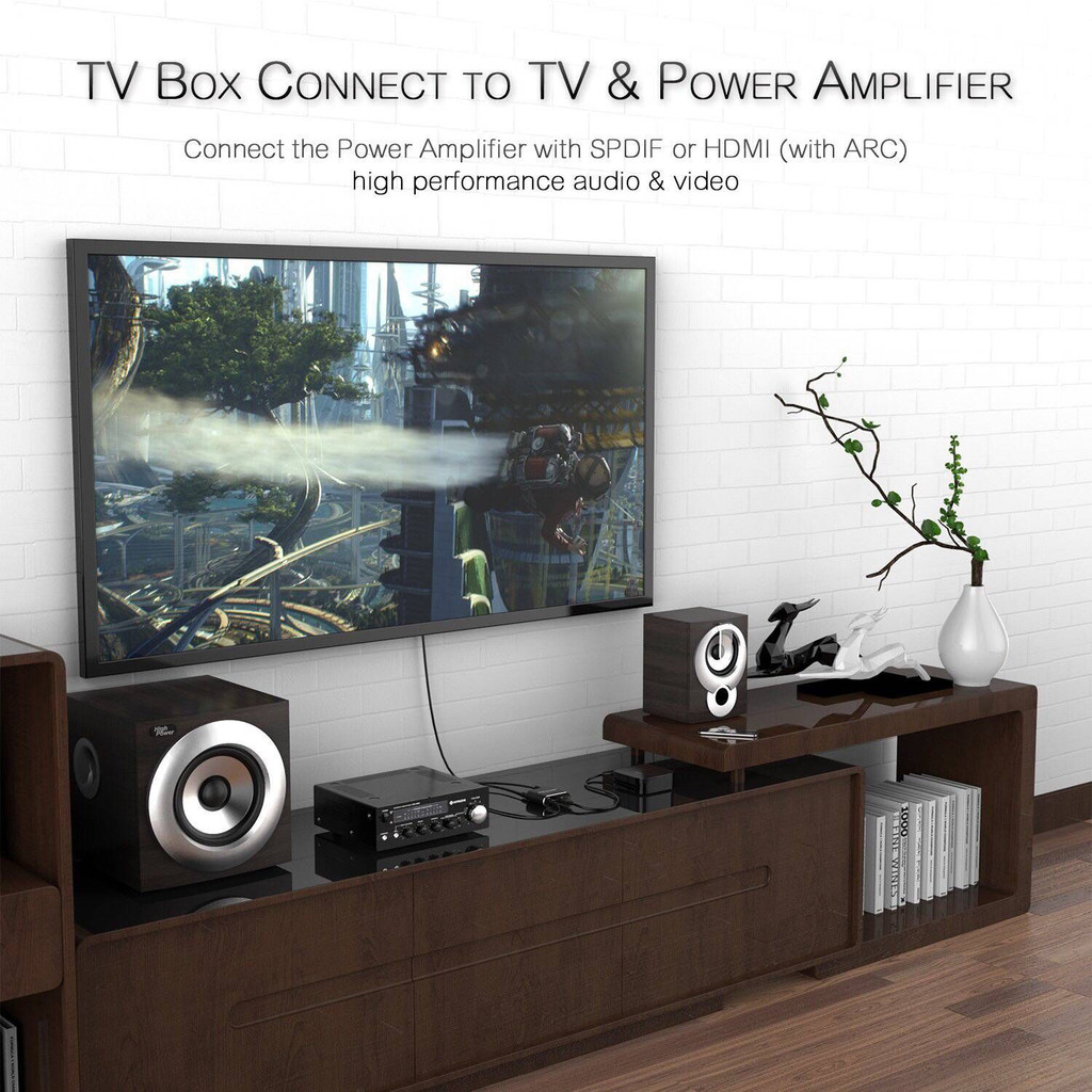 HDMI audio extractor 4K 60Hz HDMI 2.0 Audio Extractor ARC Splitter 5.1 Ch HDMI to toslink audio