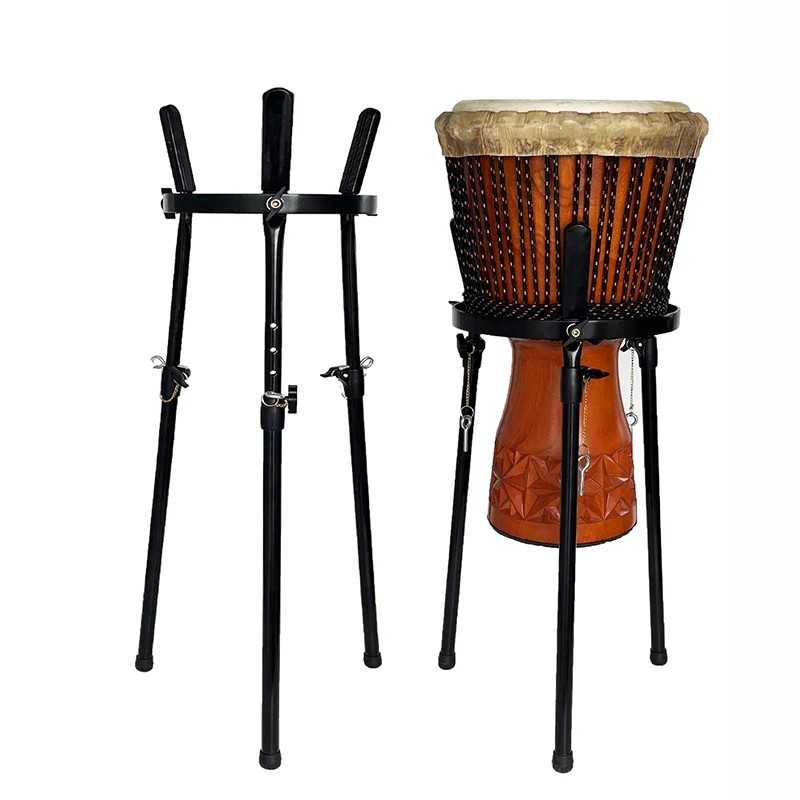 Adjustable African Drum Stand 10 Inches 12 Inches Djembe Bracket Adult Children Drums Percussion