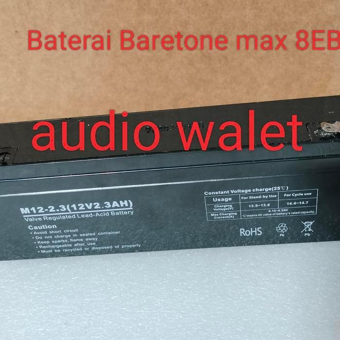 Accu Baterai Baretone Max 8EB Max8EB