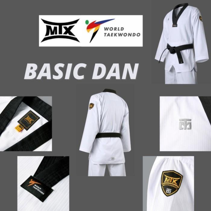 Baju Taekwondo Dobok Basic Dan Mtx Design By Mooto Original